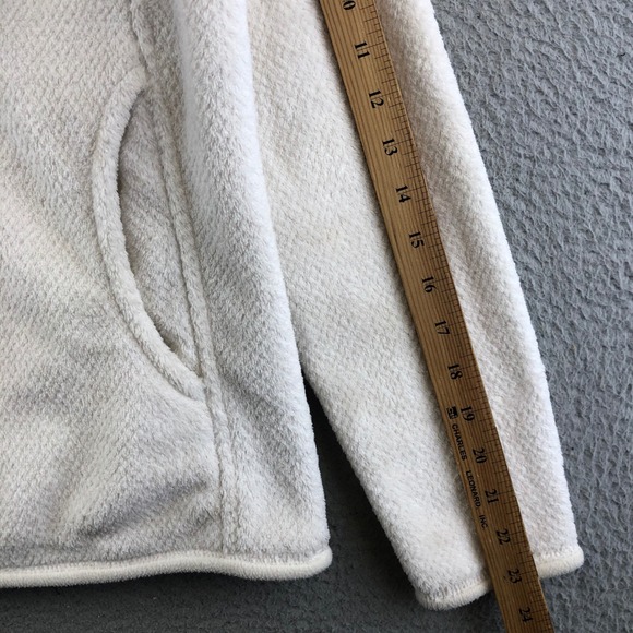Patagonia‎ Womens Small Cream White Snap-T Fleece Pullover Jacket Outdoor - Picture 8 of 10